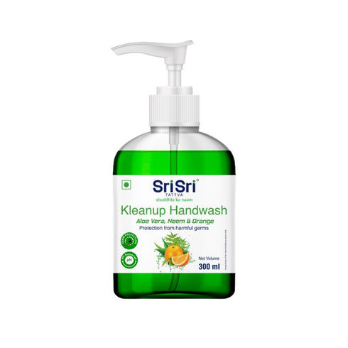 Sri Sri tattva Kleeanup handwash Alo vera neem & orange